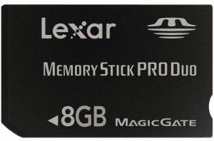 LEXAR 8GB MEMORY STICK PRO DUO MARK2 PREMIUM LEXAR 8GB MEMORY STICK PRO DUO MARK2 PREMIUM
