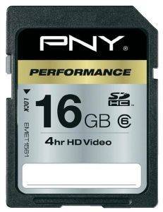 PNY 16GB SDHC CLASS 6