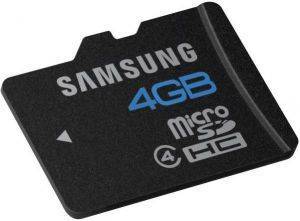 SAMSUNG 4GB MICRO SECURE DIGITAL HIGH CAPACITY CLASS 4 WITH ADAPTER SAMSUNG 4GB MICRO SECURE DIGITAL HIGH CAPACITY CLASS 4 WITH ADAPTER