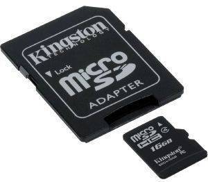KINGSTON SDC4/16GB 16GB MICRO SDHC CLASS 4 KINGSTON SDC4/16GB 16GB MICRO SDHC CLASS 4