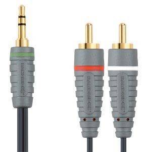 BANDRIDGE BAL3401 PORTABLE AUDIO CABLE 3.5MM M/2XRCA M 1M BANDRIDGE BAL3401 PORTABLE AUDIO CABLE 3.5MM M/2XRCA M 1M