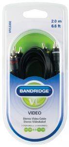 BANDRIDGE VVL5302 STEREO VIDEO CABLE 2M