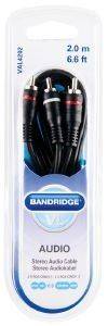 BANDRIDGE VAL4202 STEREO AUDIO CABLE 2M