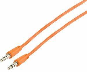 VALUELINE VLMP22000O1.00 3.5MM STEREO AUDIO CABLE 1M ORANGE