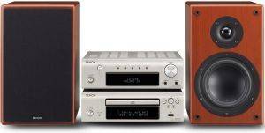 DENON HI-FI SYSTEM D-F107 PREMIUM SILVER/ WALNUT DENON HI-FI SYSTEM D-F107 PREMIUM SILVER/ WALNUT