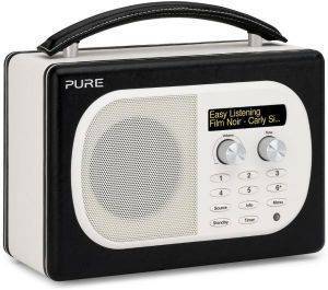 PURE EVOKE MIO NOIR PORTABLE DAB DIGITAL AND FM RADIO