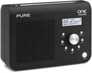 PURE ONE CLASSIC II PORTABLE DAB DIGITAL AND FM RADIO BLACK