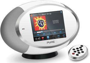 PURE SENSIA 200D CONNECT PORTABLE MUSIC STREAMING/RADIO SYSTEM WITH TOUCHSCREEN AND RECORD WHITE PURE SENSIA 200D CONNECT PORTABLE MUSIC STREAMING/RADIO SYSTEM WITH TOUCHSCREEN AND RECORD WHITE
