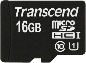 TRANSCEND TS16GUSDCU1 16GB MICRO SDHC UHS-1 CLASS 10 TRANSCEND TS16GUSDCU1 16GB MICRO SDHC UHS-1 CLASS 10