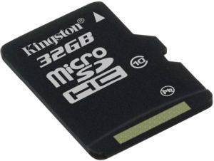 KINGSTON SDC10/32GBSP 32GB MICRO SDHC CLASS 10