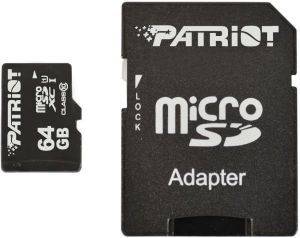 PATRIOT PSF64GMCSDXC10 64GB SDXC UHS-I CLASS 10 PATRIOT PSF64GMCSDXC10 64GB SDXC UHS-I CLASS 10