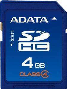 ADATA 4GB SECURE DIGITAL HIGH CARACITY CLASS 4
