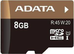 ADATA 8GB MICRO SECURE DIGITAL HIGH CARACITY UHS-I U1 CLASS 10