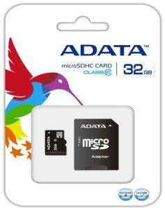 ADATA AUSDH32GCL10-RA1 32GB MICRO SDHC CLASS 10 WITH ADAPTER ADATA AUSDH32GCL10-RA1 32GB MICRO SDHC CLASS 10 WITH ADAPTER