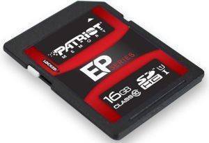 PATRIOT PEF16GSHC10233 EP SERIES 16GB SDHC UHS-I U1 CLASS 10