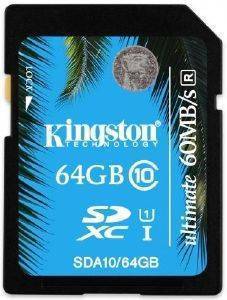 KINGSTON SDA10/64GB 64GB SDXC CLASS 10 UHS-I ULTIMATE FLASH CARD