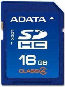 ADATA 16GB SECURE DIGITAL HIGH CAPACITY CLASS 4 ADATA 16GB SECURE DIGITAL HIGH CAPACITY CLASS 4