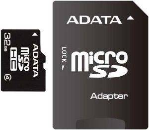 ADATA 32GB MICRO SECURE DIGITAL HIGH CAPACITY WITH ADAPTER CLASS 4