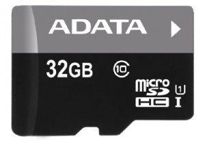 ADATA 32GB MICRO SECURE DIGITAL HIGH CAPACITY WITH ADAPTER UHS-I CLASS 10