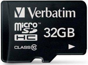 VERBATIM 44013 MICROSDHC CLASS 10 32GB VERBATIM 44013 MICROSDHC CLASS 10 32GB