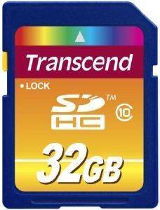 TRANSCEND TS32GSDHC10 32GB SECURE DIGITAL CARD HIGH CAPACITY CLASS 10