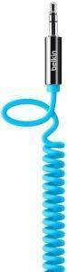 BELKIN AV10126CW06-BLU SPIRAL AUDIO CABLE BELKIN AV10126CW06-BLU SPIRAL AUDIO CABLE