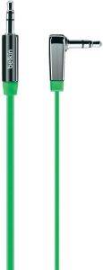 BELKIN AV10128CW03-GRN RIGHT ANGLE AUX AUDIO CABLE