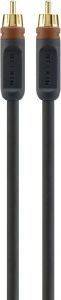 BELKIN AV10008QP2M PROAV 1000 SERIES CABLE RCA M/M 2M BLACK BELKIN AV10008QP2M PROAV 1000 SERIES CABLE RCA M/M 2M BLACK