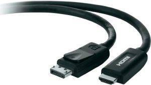 BELKIN F2CD001CP3M HDMI TO DISPLAY PORT CABLE 3M