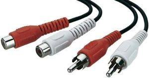 BELKIN F8V3092CP3M 2XRCA EXTENSION CABLE 3M