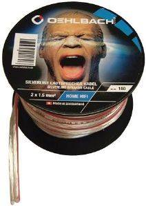 OEHLBACH 180 SILVERLINE SPEAKER CABLE 2 X 1.5MM 10M OEHLBACH 180 SILVERLINE SPEAKER CABLE 2 X 1.5MM 10M