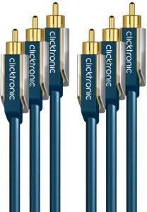 CLICKTRONIC HC400 3RCA VIDEO CABLE 5M ADVANCED φωτογραφία