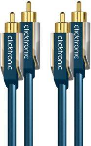 CLICKTRONIC HC40 2RCA CABLE 5M ADVANCED