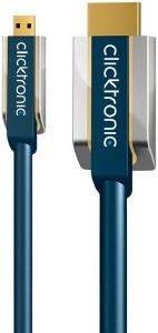 CLICKTRONIC HC295 MICRO HDMI TO HDMI CABLE 2M ADVANCED