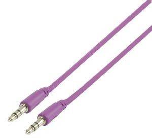 VALUELINE VLMP22000U1.00 3.5MM STEREO AUDIO CABLE 1M PURPLE VALUELINE VLMP22000U1.00 3.5MM STEREO AUDIO CABLE 1M PURPLE