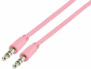 VALUELINE VLMP22000P1.00 3.5MM STEREO AUDIO CABLE 1M PINK