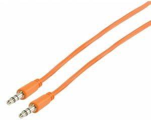 VALUELINE VLMP22000O1.00 3.5MM STEREO AUDIO CABLE 1M ORANGE