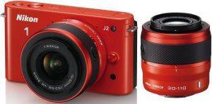 NIKON 1 J2 + 10-30MM VR + 30-110MM VR KIT ORANGE