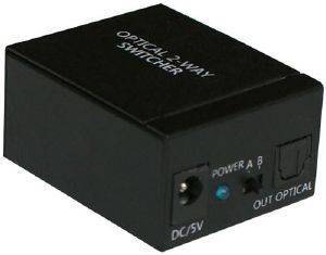 TOSLINK S/PDIF DIGITAL 2-PORT AUDIO SWITCH OP-SW201