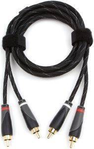 AM 75433 2XRCA/PHONO TO 2XRCA/PHONO STEREO CABLE 3M