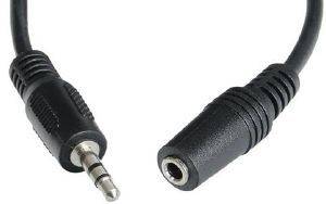 INLINE STEREO JACK EXTENSION CABLE 3.5MM M/F 1M