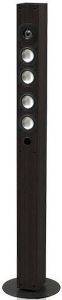 CRYSTAL AUDIO PL-T4 FLOORSTANDING SPEAKER SET FOR USE WITH ACTIVE SUBWOOFER BLACK WENGE