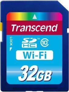 TRANSCEND WI-FI SDHC CARD 32GB CLASS 10