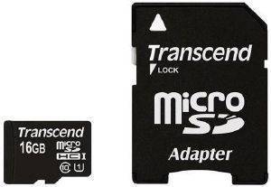 TRANSCEND PREMIUM 16GB MICRO SDHC UHS-I CLASS 10 WITH ADAPTER