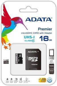 ADATA 16GB MICRO SECURE DIGITAL HIGH CAPACITY WITH ADAPTER UHS-I CLASS 10 ADATA 16GB MICRO SECURE DIGITAL HIGH CAPACITY WITH ADAPTER UHS-I CLASS 10