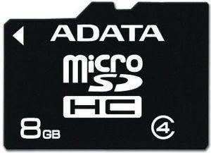 ADATA MICRO SDHC 8GB CLASS 4 ADATA MICRO SDHC 8GB CLASS 4