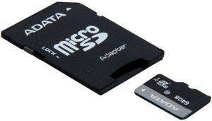 ADATA MICRO SDXC 64GB UHS-I WITH ADAPTER CLASS 10