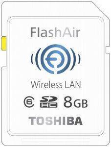 TOSHIBA FLASH AIR 8GB WIRELESS SDHC CLASS 10 TOSHIBA FLASH AIR 8GB WIRELESS SDHC CLASS 10