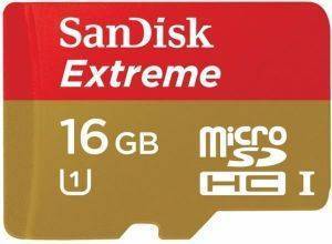 SANDISK SDSDQXL-016G EXTREME 16GB MICRO SDHC UHS-I CLASS 1 SANDISK SDSDQXL-016G EXTREME 16GB MICRO SDHC UHS-I CLASS 1