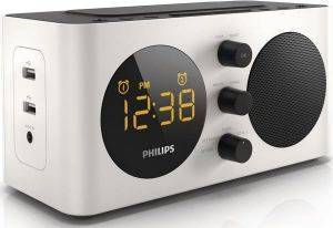 PHILIPS AJ6000/12 CLOCK RADIO/MOBILE CHARGER